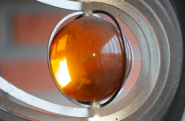 istock garden decoration mobile with a brown glass sphere 1308463474