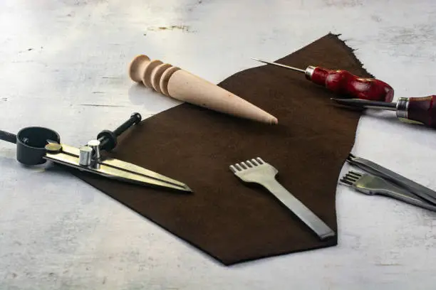 Tanner's tools. Works with leather.