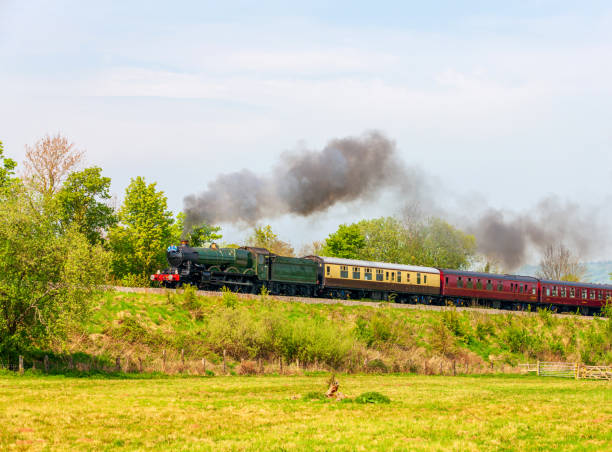 istock UK steam train on an express nostalgic tour 1308473523