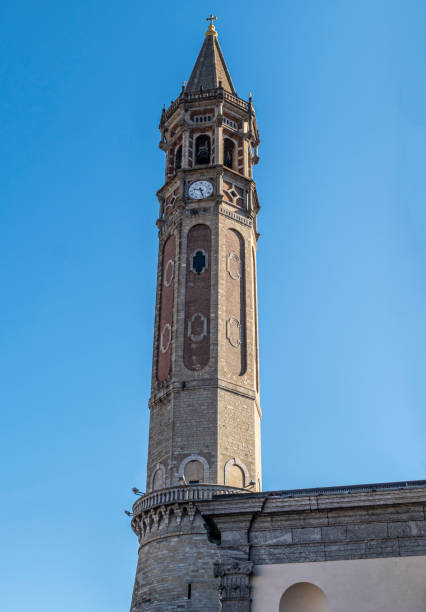 istock The famous pastel-shaped bell tower of Lecco 1308473907