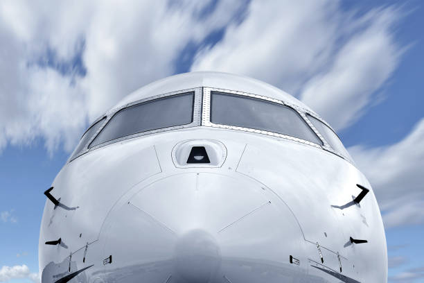 istock Front View of Airplane Head Part 1308473925