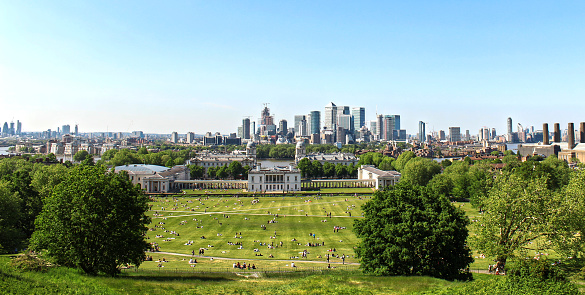 Greenwich park panorama - london