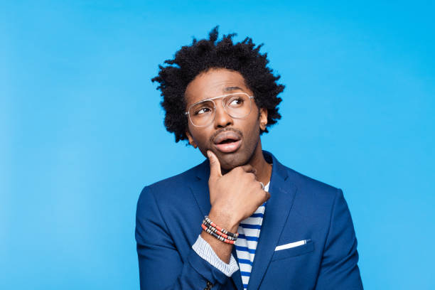 istock Portrait of thoughtful man 1308474776