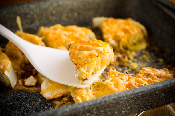 istock cabbage in batter baked with cheese in the form 1308479984