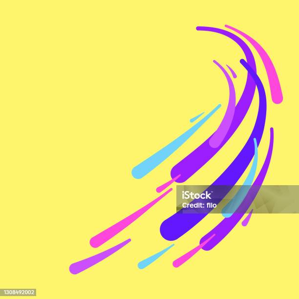 Swooshing Rectangle Abstract Swoosh Swoop Motion Lines Stock Illustration - Download Image ...