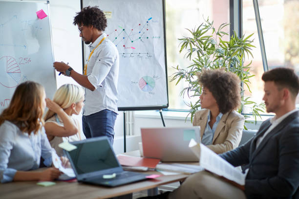 istock Business people   working together as team and discussing ideas 1308492098