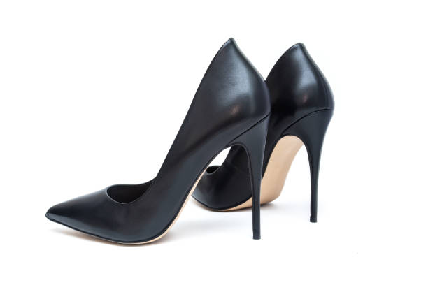 istock Black female high heel footwear 1308495355