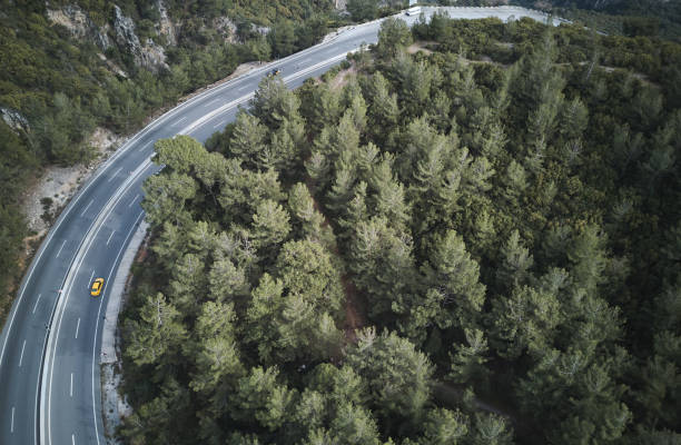 istock aerial above view mountain roads 1308497889