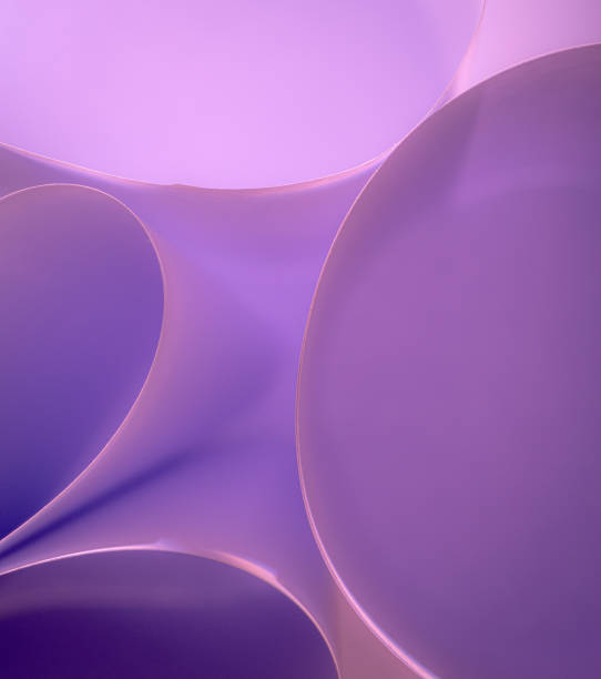 istock Close-up view of beautiful abstract light violet paper background 1308498083