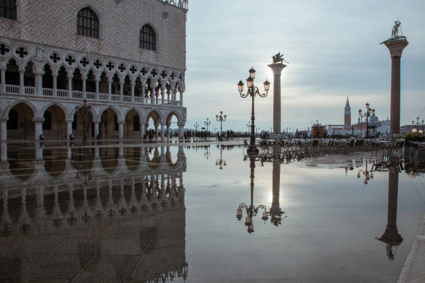 istock flood in Venice, San Marco square 1308511913