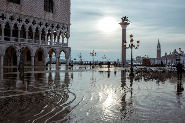 istock flood in Venice, San Marco square 1308511916