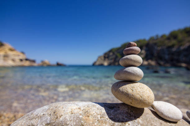 istock Beach of cala d'en Serra in Ibiza (Spain) 1308513988