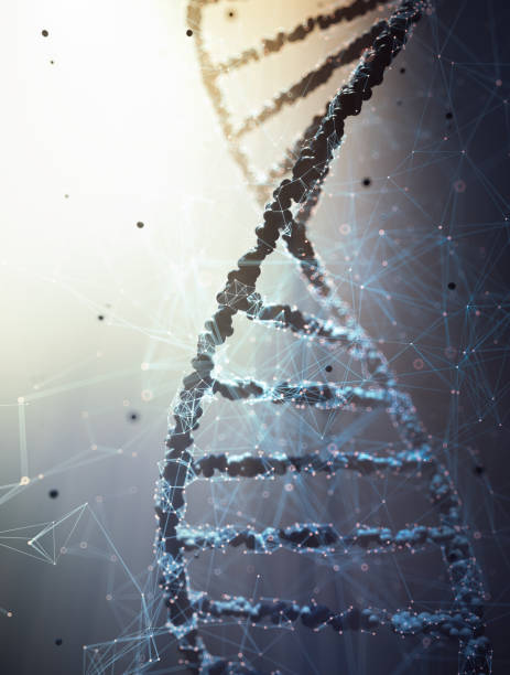 dna molecular genetic science biotechnology - human genome code fotos - fotografias e filmes do acervo