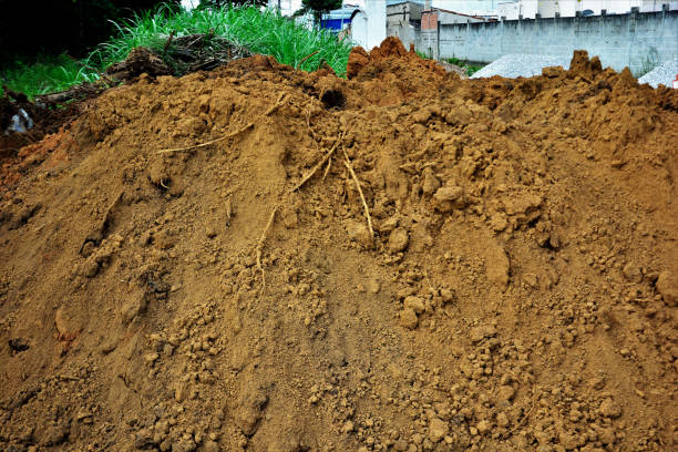 istock Hill of land on empty terrain 1308519033