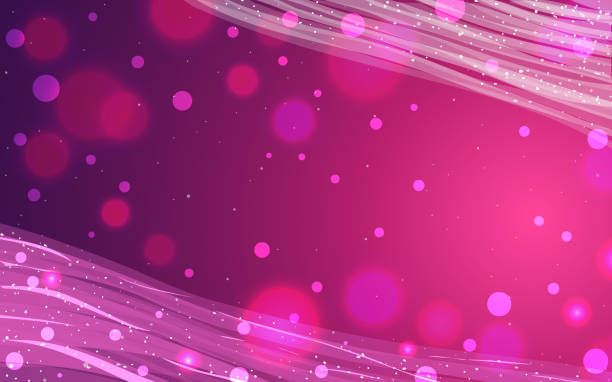 istock Abstract purple pink geometric gentle background with circles. 1308532538