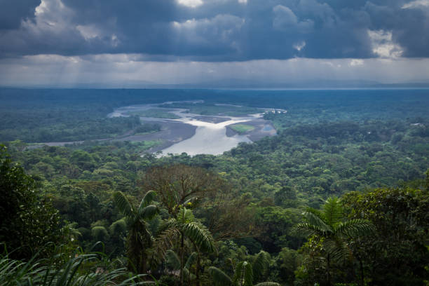 Amazonian viewpoint called Indichuris, lanscape located in Ecuador