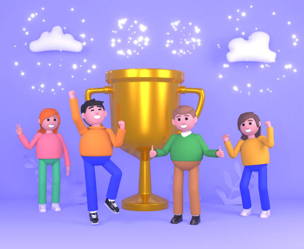 istock Win, winner, people celebrate victory 1308543860