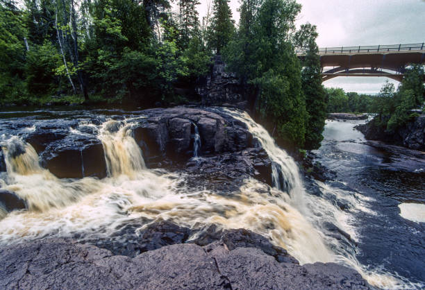 istock Gooseberry Falls SP - Triple Falls into River - 2005 1308545776