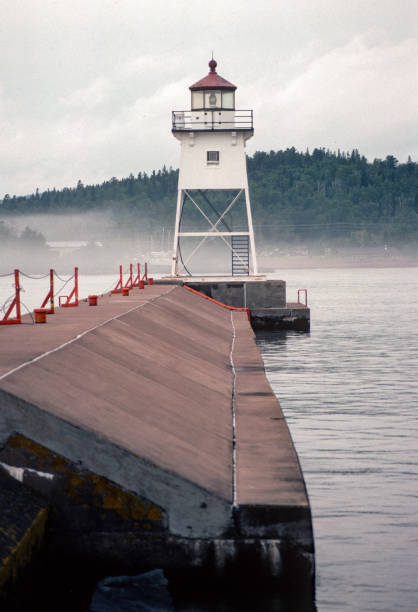 istock Grand Marais Lighthouse Close-up Vertical - 2005 1308546711