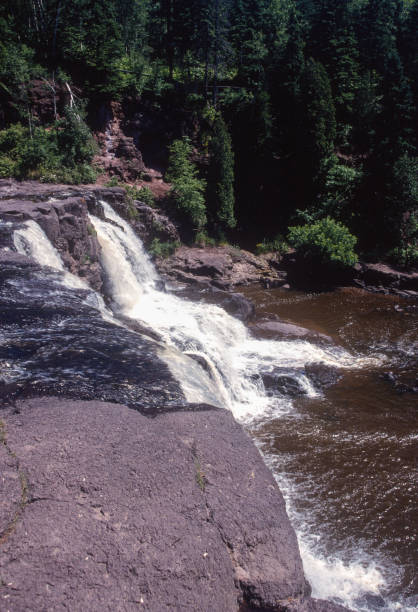 istock Gooseberry Falls SP - Gooseberry Falls Close-up Vertical - 2000 1308547490
