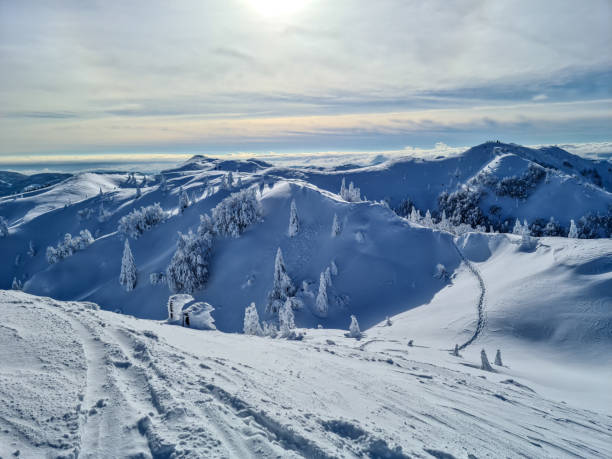 istock Bohinj mountains covered in snow 1308555259