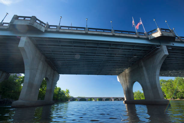 istock Underside of Founders Bridge over the Connecticut River in Hartford. 1308556201