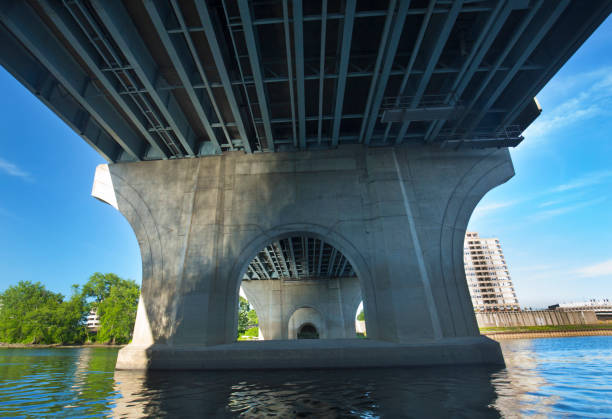 istock Underside of Founders Bridge over the Connecticut River in Hartford. 1308556241