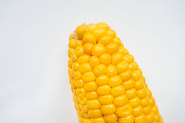 옥수수에 조리된 옥수수 - corn on the cob corn cooked boiled 뉴스 사진 이미지