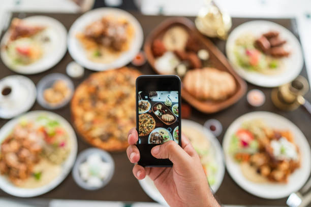 istock Taking photo of traditional Turkish table 1308576090