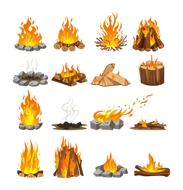 1,300+ Fireplace Logs Stock Illustrations, Royalty-Free Vector Graphics &  Clip Art - iStock