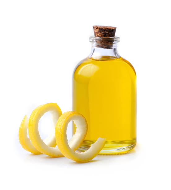 istock Lemon essential oil with lemon zest 1308589074