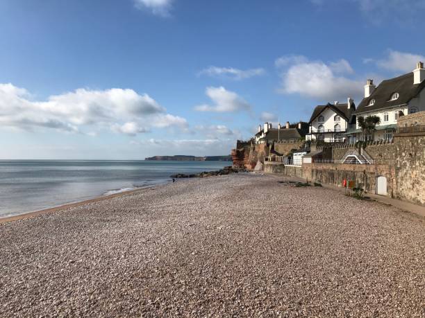 istock Jurassic Coast Devon Sidmouth Seaside Shoreline Rock Pools 1308592715