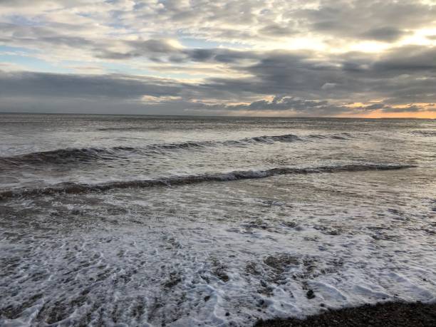 istock Jurassic Coast Devon Sidmouth Seaside Shoreline Rock Pools 1308592879