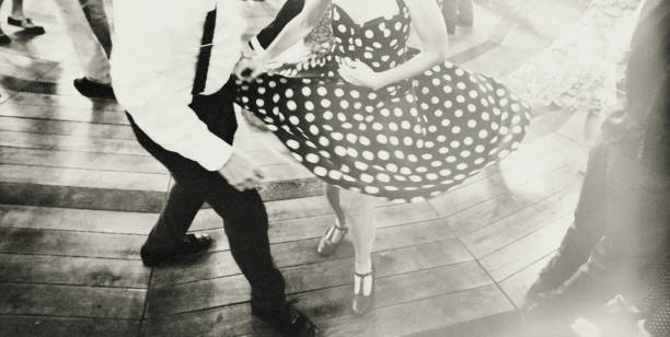 The dancers dancing, couple, vintage, beauty, dance, swing dance, dancer, retro style, dance hall, ballroom photos stock pictures, royalty-free photos & images