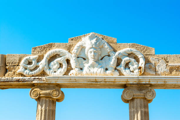istock Architectural Details of the Ancient Colonade 1308601435