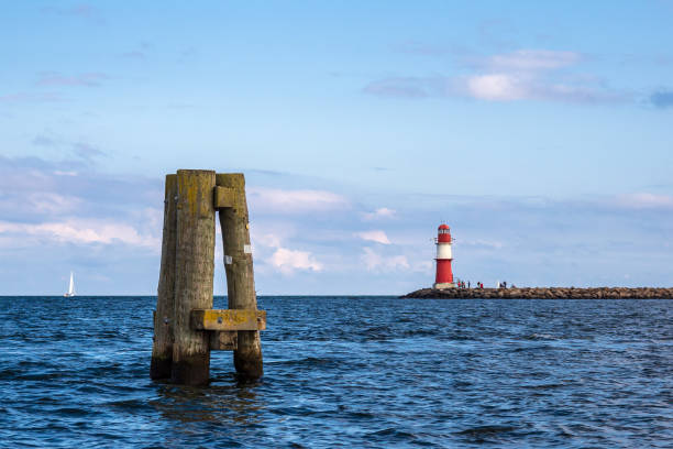 istock Mole on the Baltic Sea coast in Warnemuende, Germany 1308606170