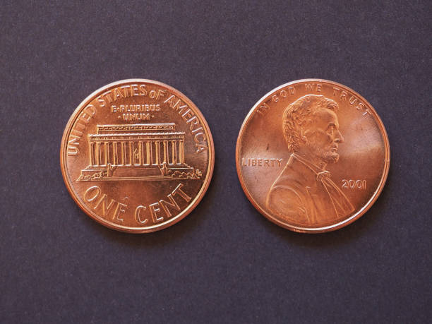 istock 1 cent coin, United States 1308614472