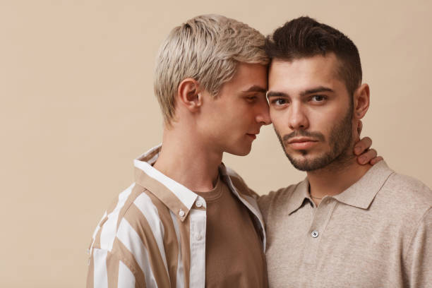 istock Gay Couple in Studio 1308621295