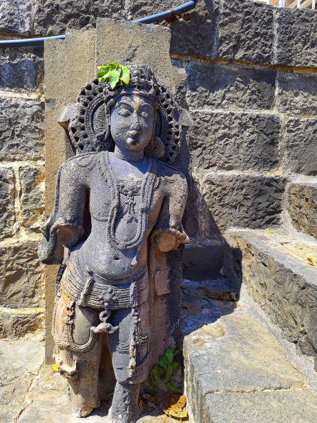 istock ancient statue of Hindu temple 1308623187
