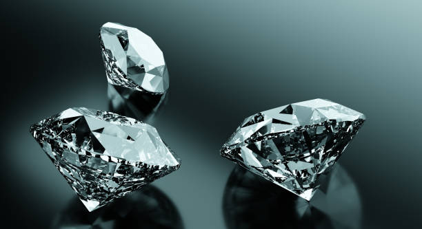 istock Brilliant cut diamond, precious gem jewelry 1308623392