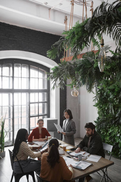 Diverse Business Team in Elegant Office