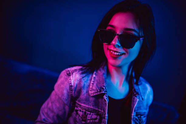 istock Stylish woman with sunglasses 1308634920