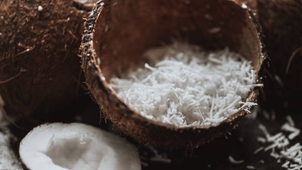 istock Coconut Close up View - Coconut Macro 1308635956