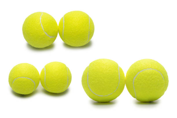 istock Tennis balls isolated on white background. 1308637998