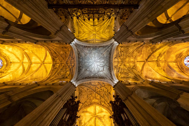 istock Seville Cathedral Ceilings 1308639588