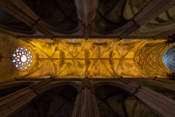 istock Seville Cathedral Ceilings 1308639595