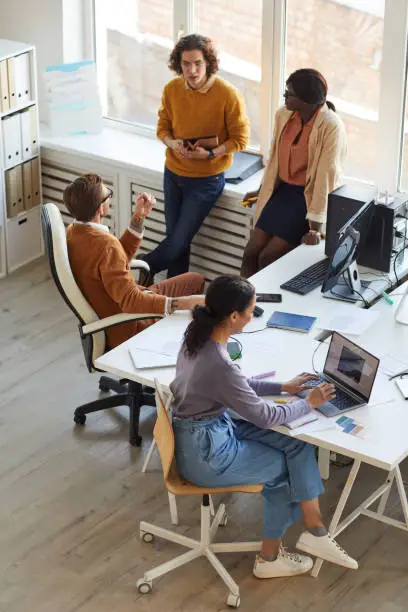 Photo of Meeting on IT Development Team in Office