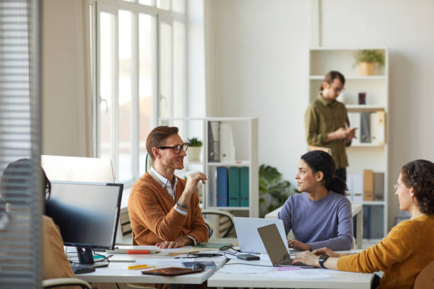 istock Team Manager in Business Meeting 1308639648