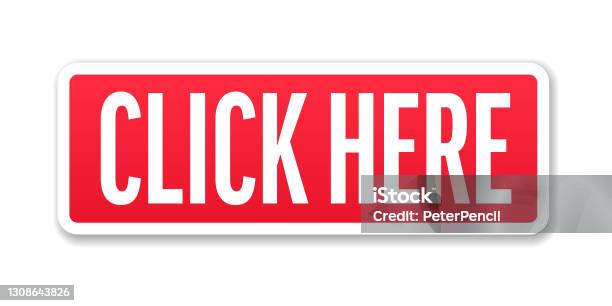 Click Here Sample Click Here Banner Label Paper Button Template Vector Stock Illustration ...