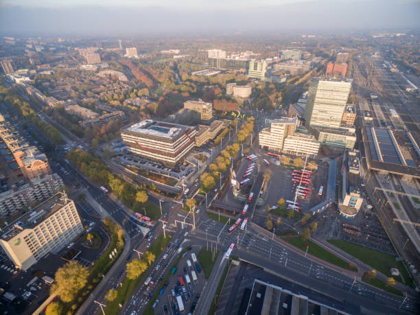 Eindhoven Cityscape, Netherlands. Urban Skyline